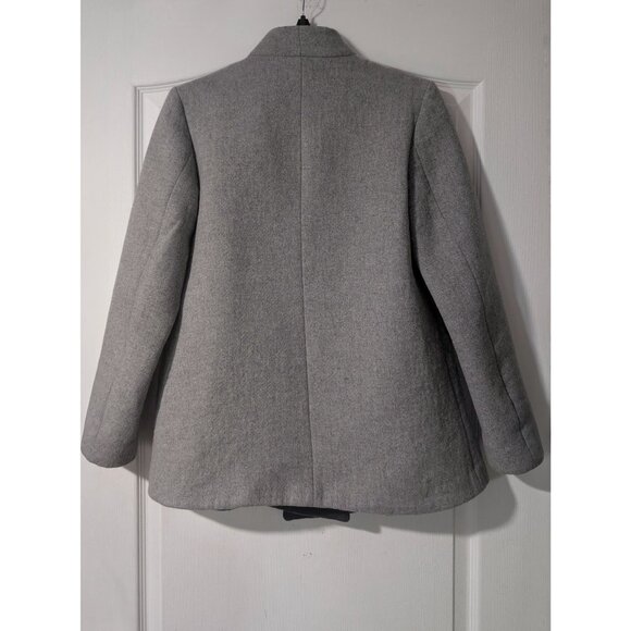 Theory | Naomo Hi-Neck Wool-Cashmere Jacket - Picture 7 of 12